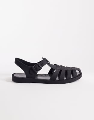  Abby caged flat sandal  matt