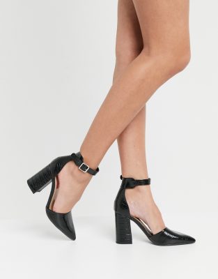 ankle strap pointed heels