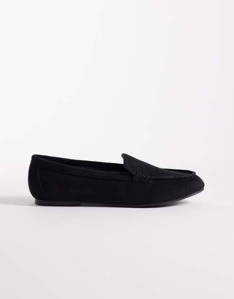 London Rebel – Bailey – Czarne loafersy - view 1