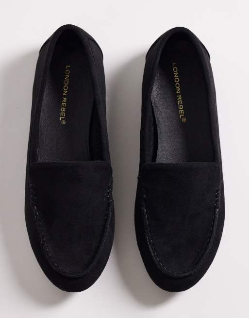 London Rebel - Bailey - Mocassins - Noir, 2 de 4
