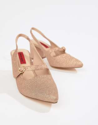 london rebel block heel