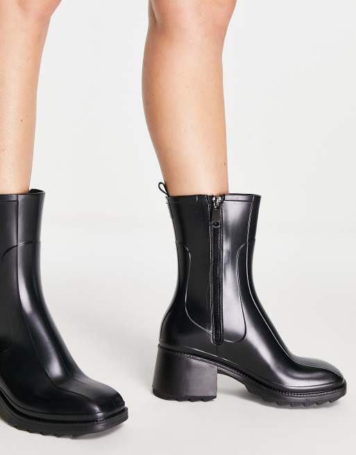 Bottes store pluie talon