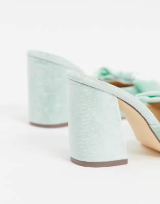 mint green mules
