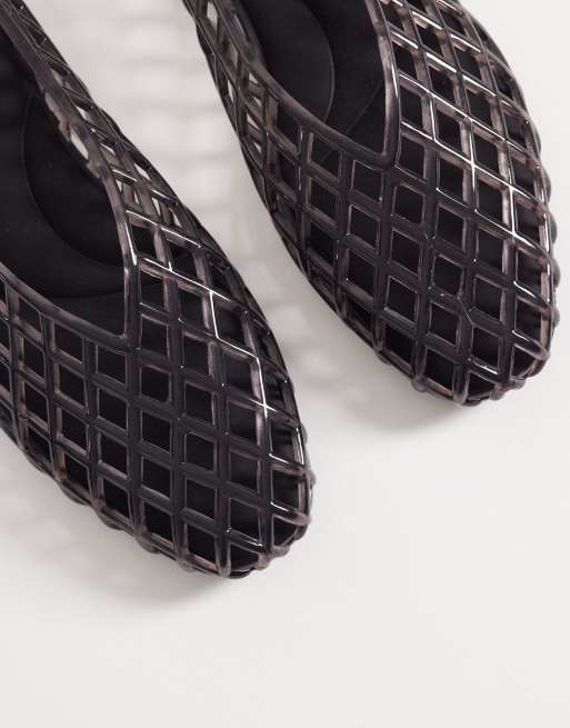 London Rebel caged ballet in black smoke jelly, 3 of 4