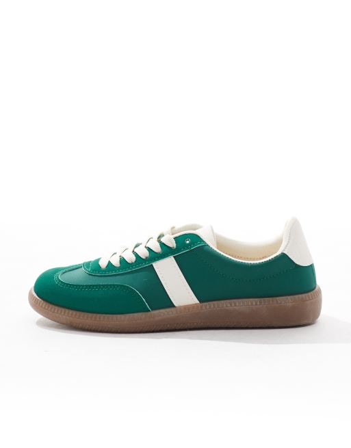 London Rebel - Cally - Baskets avec semelle en gomme - Vert, 2 de 5