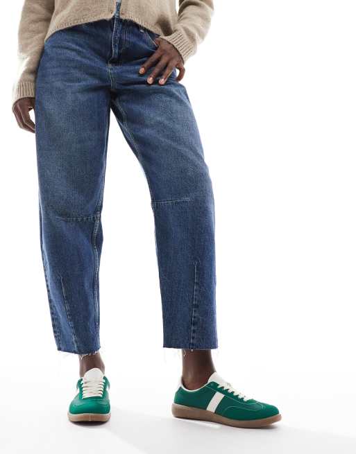 London Rebel - Cally - Baskets avec semelle en gomme - Vert, 5 de 5