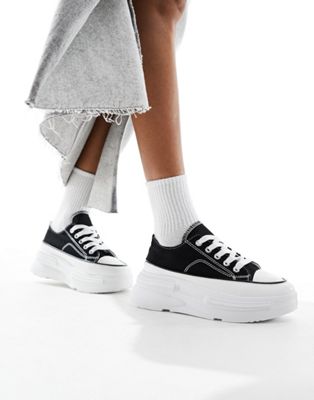  canvas lace up trainers 