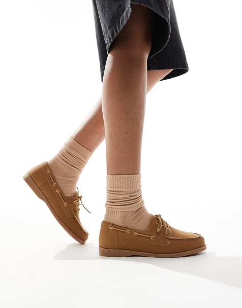 London Rebel - Chaussures bateau à lacets - Marron - view 1