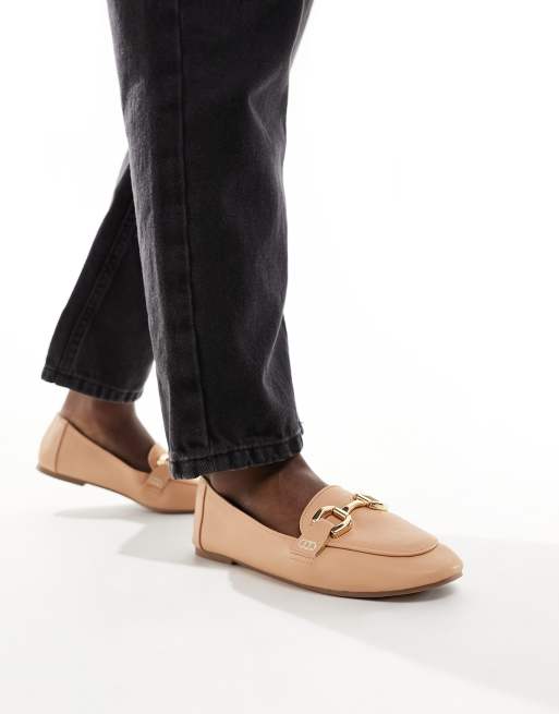 London Rebel - Chaussures plates avec mors et bout pointu - Camel, 4 de 4