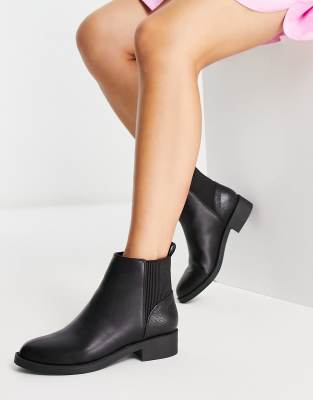 London Rebel Block Heeled Ankle Boots