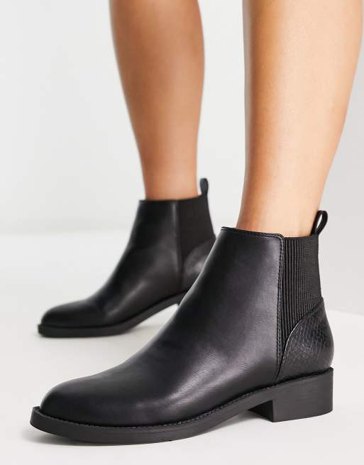 London Rebel - Chelsea boots in zwart, 3 van 4