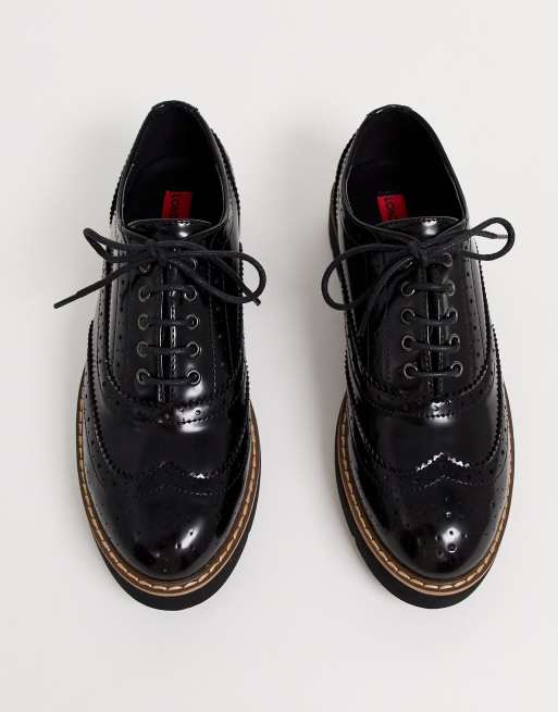 London rebel chunky hot sale lace up brogue