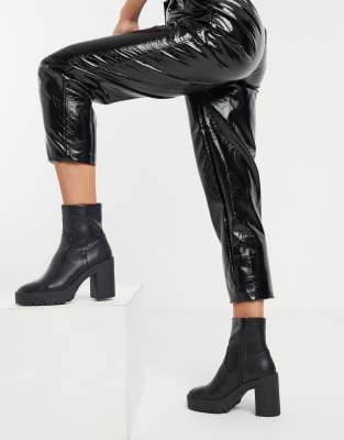 chunky platform ankle boots