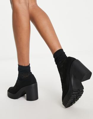 vagabond platform loafers