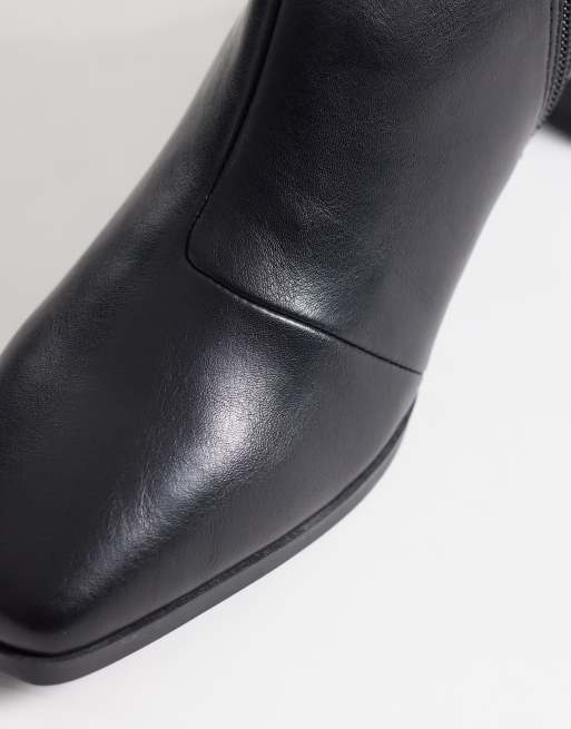 London Rebel Delta mid ankle boots in black, 3 of 4