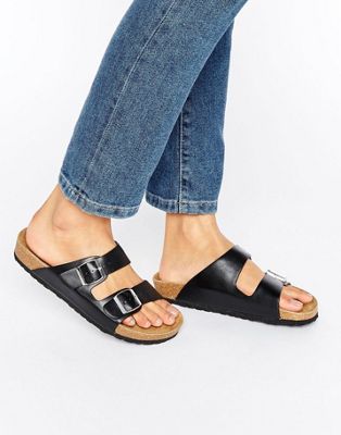black buckle sandals womens