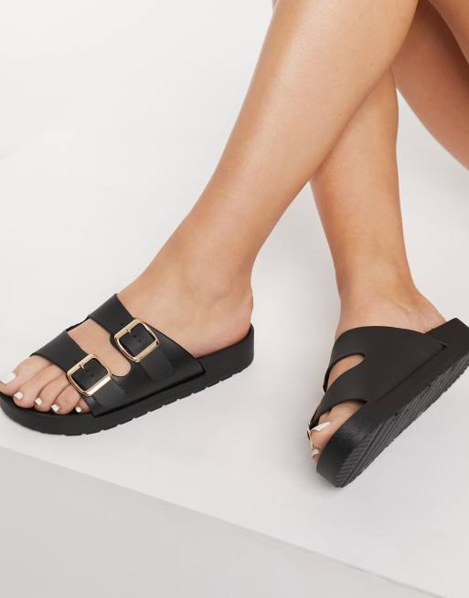 footbed sandals asos