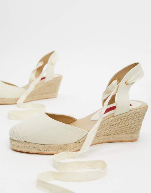 London Rebel - Espadrilles compensées - Écru, 4 de 4