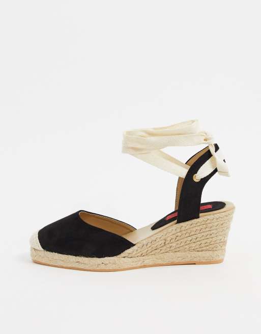 London Rebel - Espadrilles compensées - Noir | ASOS