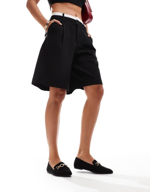 London Rebel Felicity pointed flat shoes in black , 2 of 4