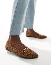Asos design maxfield leather fringed loafers shop