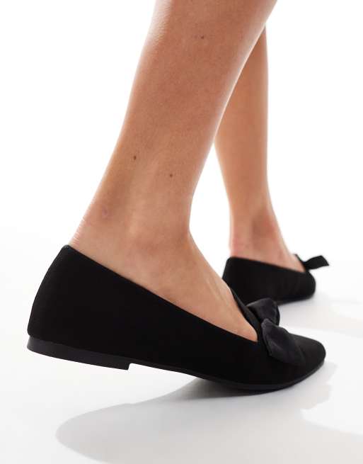 Brede Voeten Zwarte Slippers Met Strik Birkenstock Arizona Dames