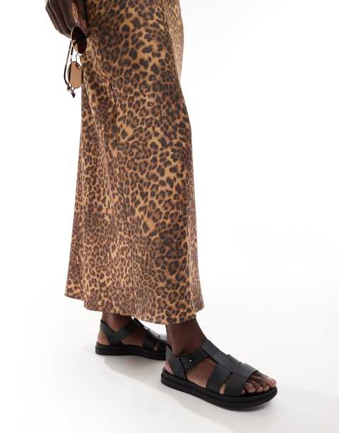London Rebel Hattie strappy sandals in black - view 1