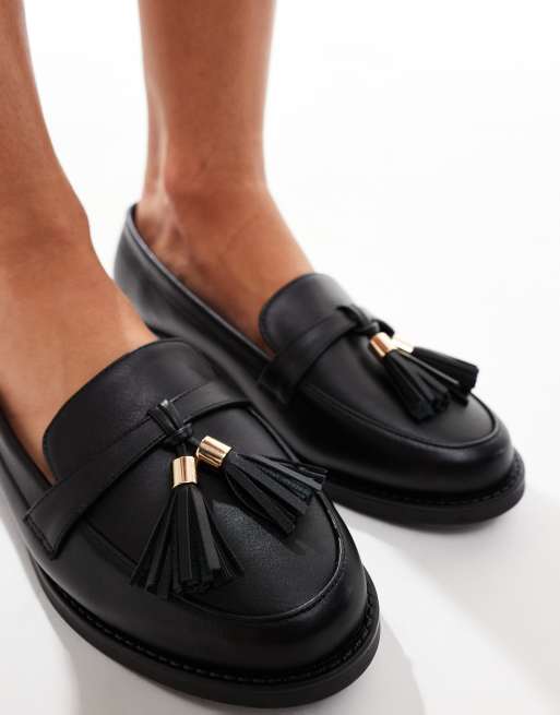 London Rebel – Katy – Płaskie czarne buty , 2 z 4