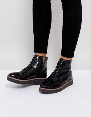 London Rebel Lace Up Ankle Boot | ASOS