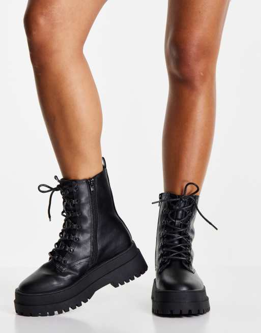 rebel lace up boot