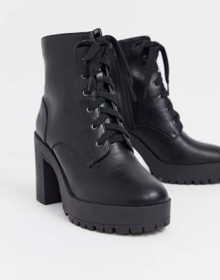 platform lace up boots