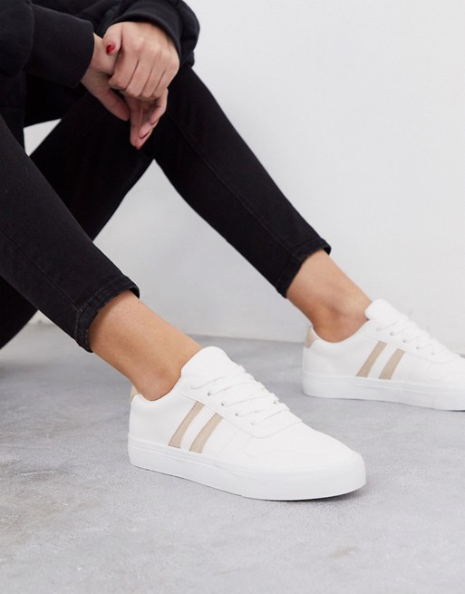 London Rebel lace up trainers