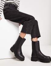 ASOS DESIGN Adjust chunky chelsea boots in black | ASOS