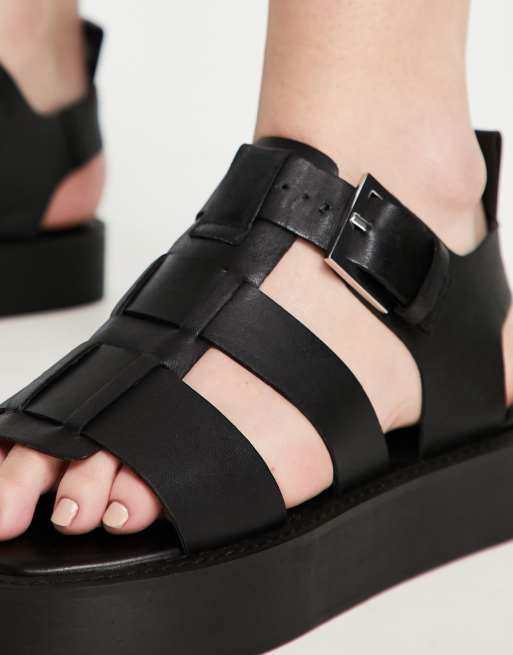 Chunky leather gladiator discount sandals