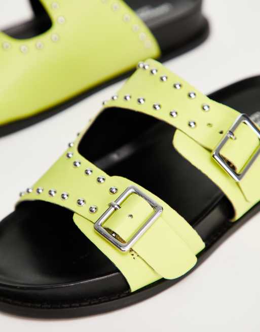 Mens studded store sliders