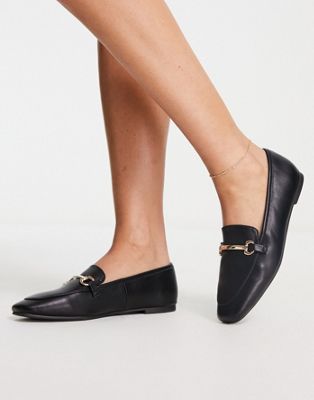  metal trim loafers 