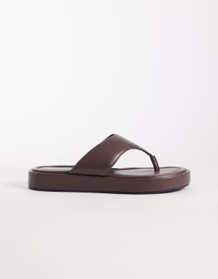  Mira flatform thong sandals 