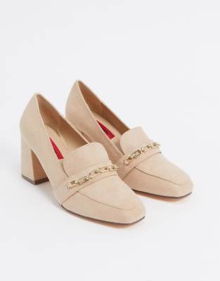 mocassin à talon