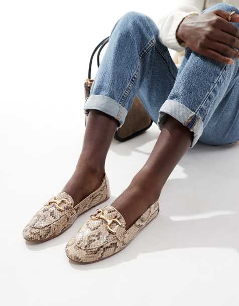 London Rebel - Nori - Chaussures plates avec mors - Imprimé serpent - view 1