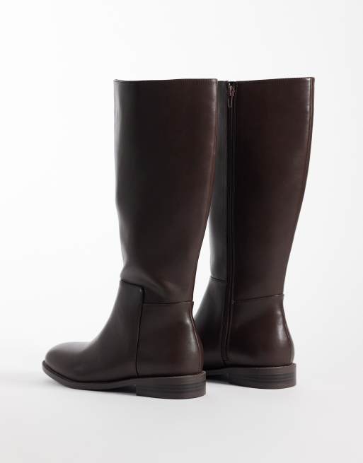 London Rebel - Paloma - Bottes cavalières élégantes - Marron, 4 de 4