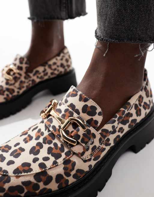 London Rebel - Perdy - Mocassini leopardati con finiture in metallo e suola spessa, 2 di 4