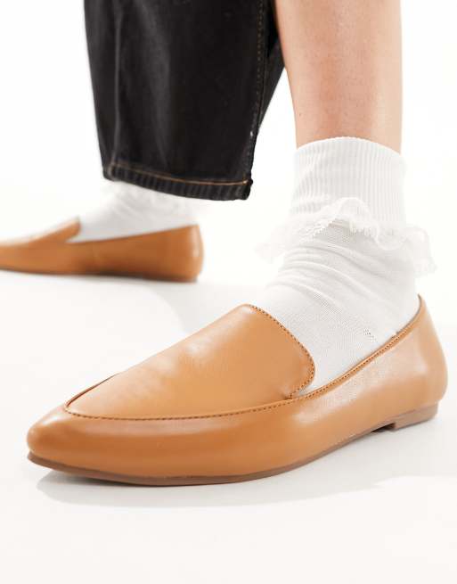 Pointed flat loafers store