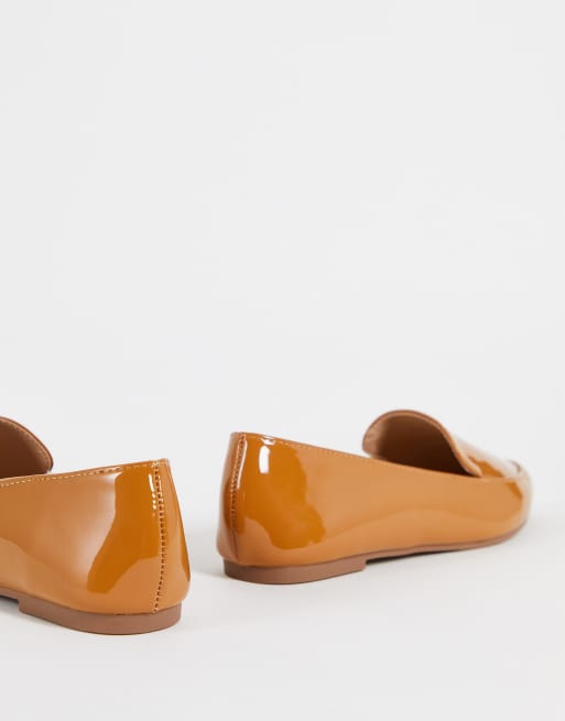 Tan pointed hot sale toe loafers