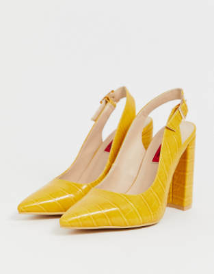 asos mustard shoes