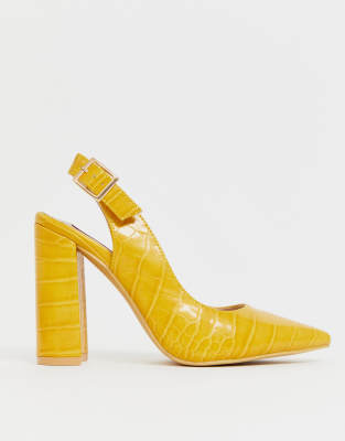 asos mustard shoes