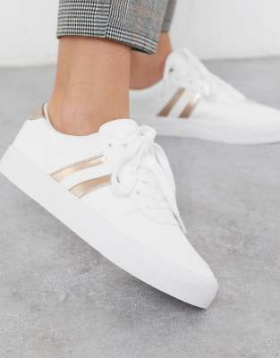 white simple shoes