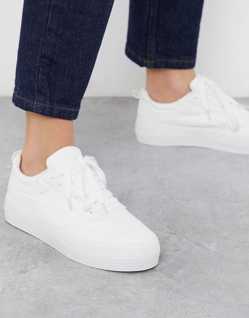 London Rebel - Sneakers stringate bianche-Bianco