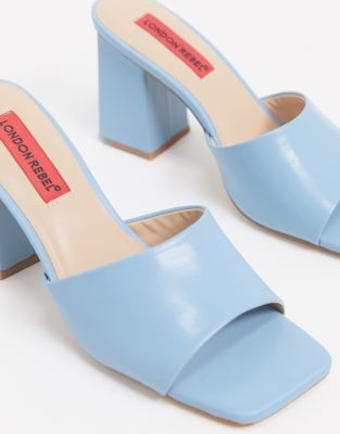 pastel mules