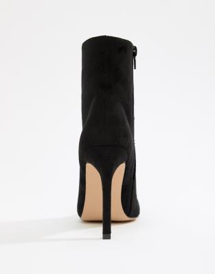 london rebel stiletto ankle boots