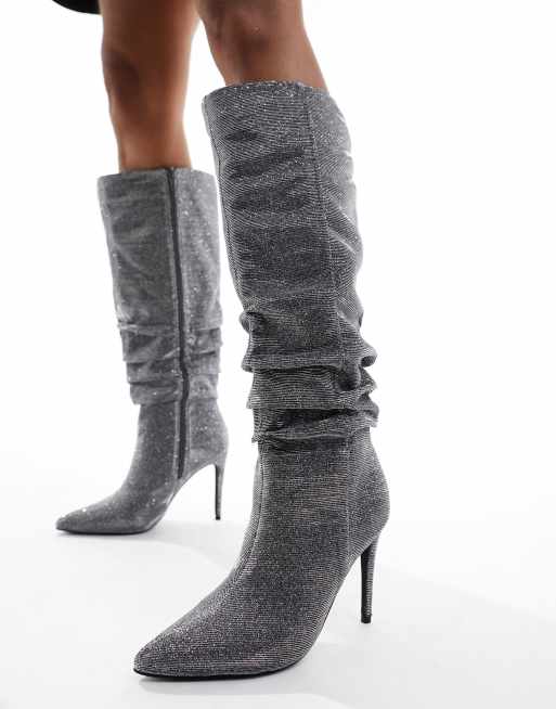 Silver rebel outlet boots